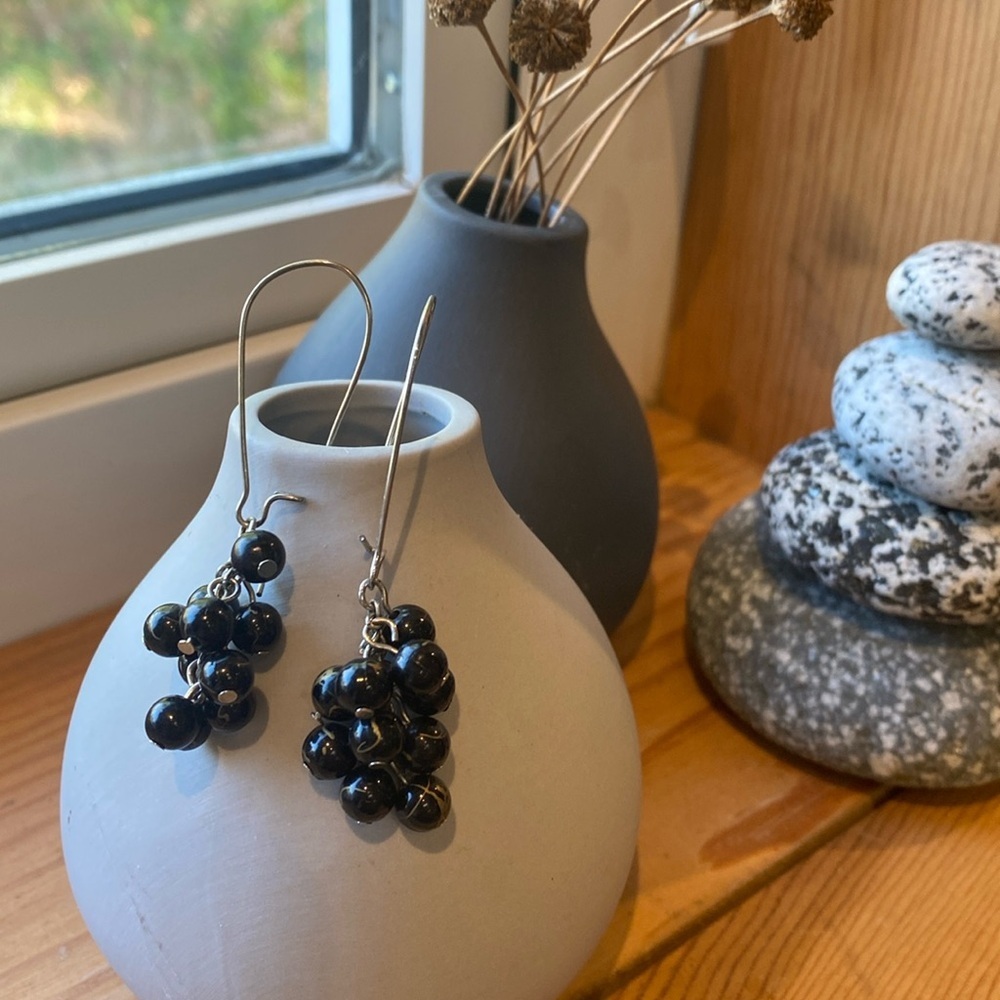 Cluster earrings